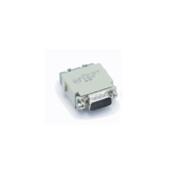 Insert HM modulaire, Raccordement à Sertir, mâle, 9 pin, 5A, Polycarbonate 
